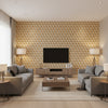 Home Centre Bohemia | Romo - Living Room Visualization (AI-generated, may not be to scale. Verify pattern scale with product specifications.)