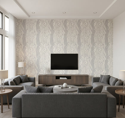 Timira Wallcovering - Grey | Ronald Redding