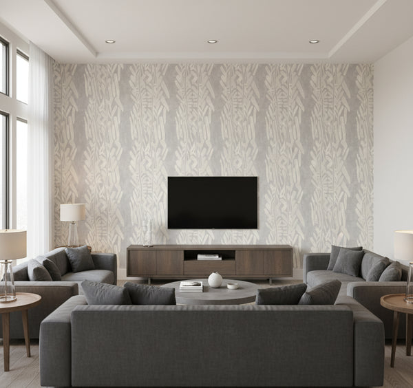 Timira Wallcovering - Grey | Ronald Redding