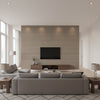 Cazenove Mercury | Romo - Living Room Visualization (AI-generated, may not be to scale. Verify pattern scale with product specifications.)