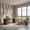 Quadrata Sienna Wallcovering - Office | Black Edition