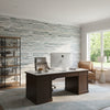 Marazzi Oxide Wallcovering - Office Setting 14ft view | Black Edition