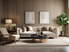 Todi grasscloth wallcovering in a living room | Fentucci