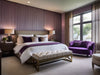 Chianti grasscloth wallcovering in a bedroom | Fentucci