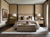Agrigento grasscloth wallcovering in a bedroom | Fentucci