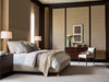 Modica grasscloth wallcovering in a bedroom | Fentucci