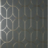 Rosco Trellis Charcoal Wallcovering | Jeffrey Stevens - Image 1