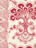Chantilly Stripe, Rose Red on Tint