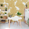 Roses Ochre Wall Mural by Karen J. Revis | Jeffrey Stevens - Image 3