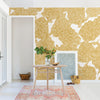 Roses Ochre Wall Mural by Karen J. Revis | Jeffrey Stevens - Image 1