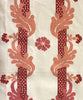 Henriot Stripe, Roses Pink on Tinted Linen