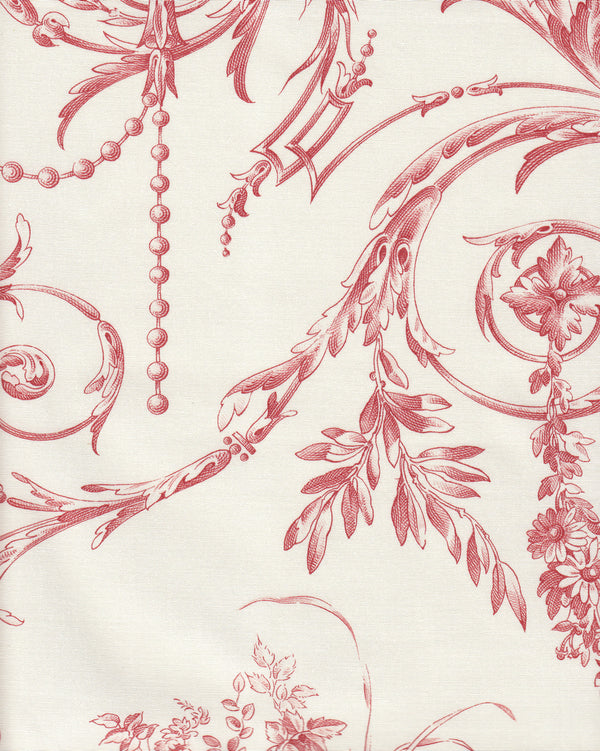 Diva Poplin, Rouge Wallcoverings | Charles Burger