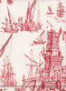 Les Pecheurs Toile, Rouge