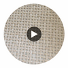 Roxy's Natural Basketweave | Phillipe Romano Circular Swatch | DW