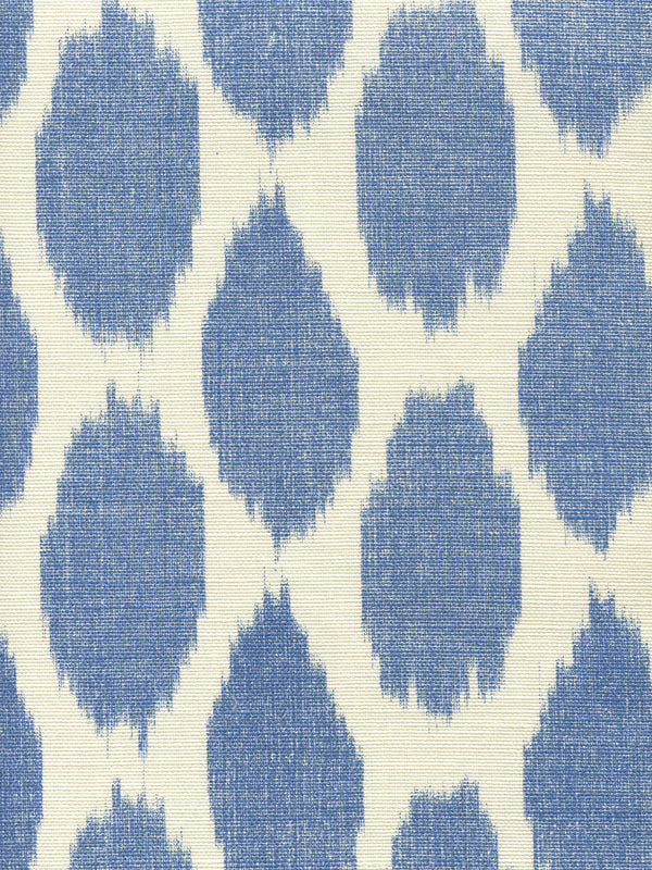 Adras, Royal Blue on Tint Wallcoverings | Quadrille