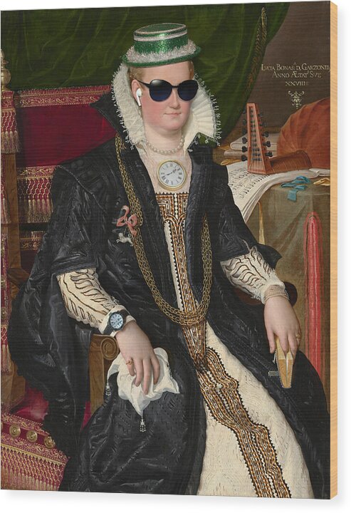 Royal St Patrick's Lady - Wood Print