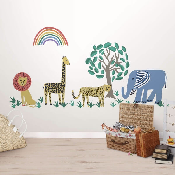 Safari Kingdom Wall Art Kit | Jeffrey Stevens - Image 1