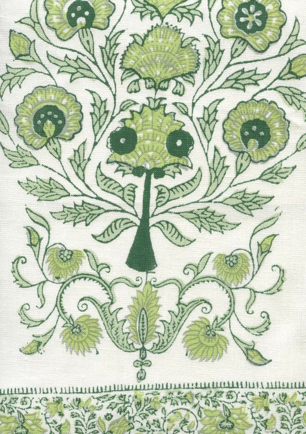 Sage Green on Ivory Wallcoverings | Home Couture