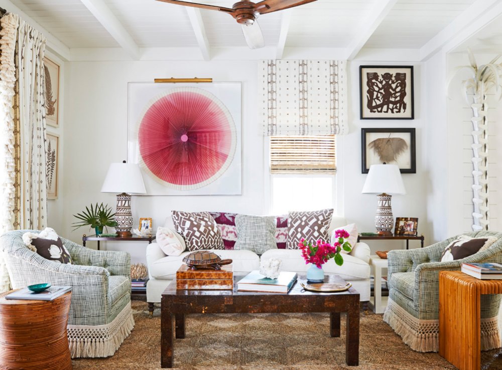 French Blue on White