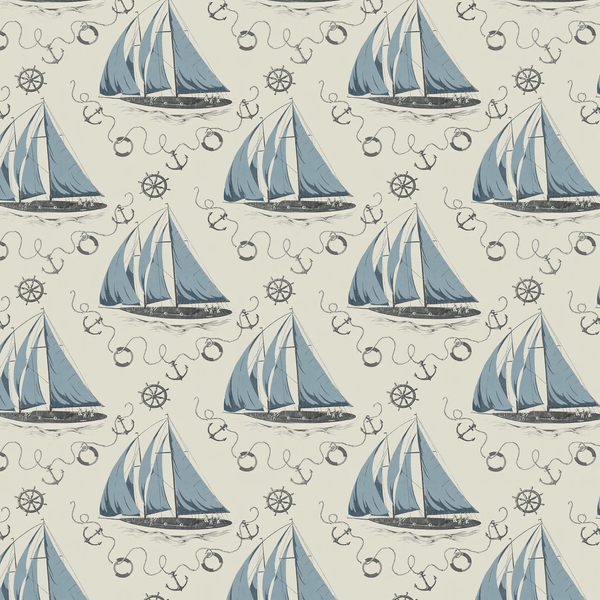 Sail Away Anchor Man | Abnormals Anonymous Wallcovering