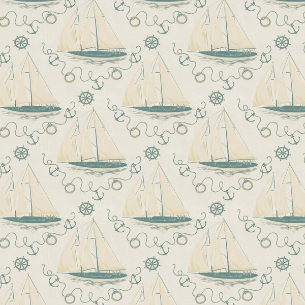 Sail Away Life Aquatic | Abnormals Anonymous Wallcovering
