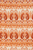 Petra Ikat, Salmon / Cinnabar / Yellow on Linen