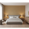 Sansai Sisal Grasscloth Honey | Phillipe Romano - bedroom room setting