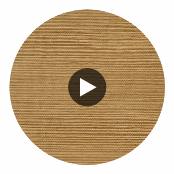 Sansai Sisal Grasscloth Honey | Phillipe Romano Circular Swatch | DW