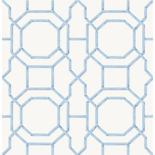 Sapphire Sanya Peel and Stick Wallcovering | Jeffrey Stevens - Image 2