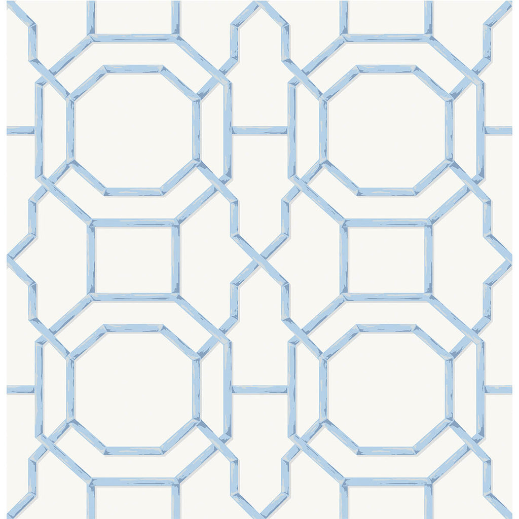 Sapphire Sanya Peel and Stick Wallcovering | Jeffrey Stevens - Image 1