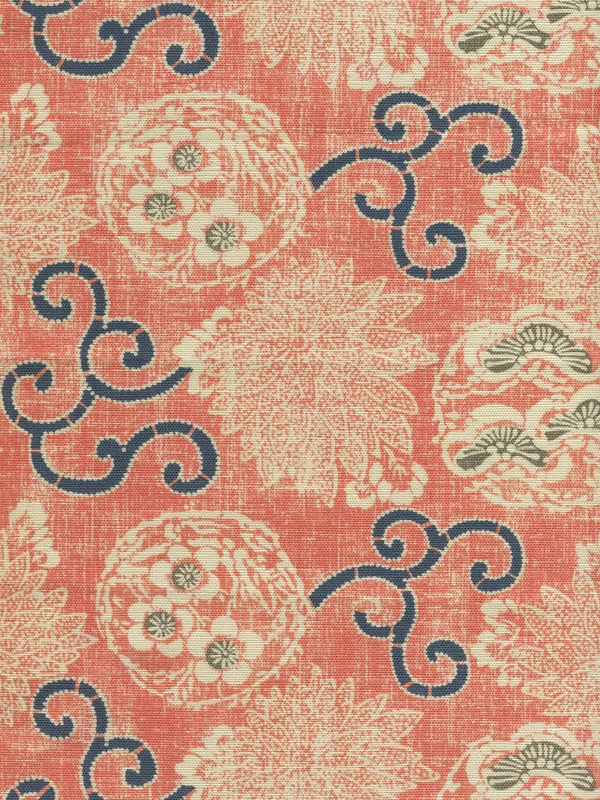 Fairie Enchantee Toile, Saummon Wallcoverings | Charles Burger