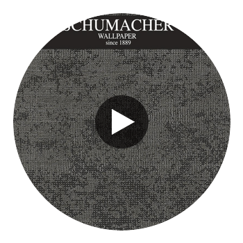 Metalliferous Gunmetal | Schumacher Wallpaper Circular Swatch | Schumacher Wallpaper