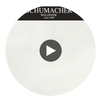 Combed Chevron Ivory | Schumacher Wallpaper Circular Swatch | Schumacher Wallpaper