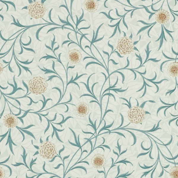 Scroll Wallpaper Slate Loden | William Morris