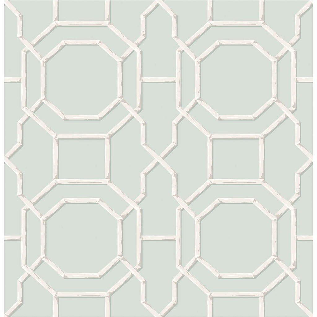 Seafoam Sanya Peel and Stick Wallcovering | Jeffrey Stevens - Image 1