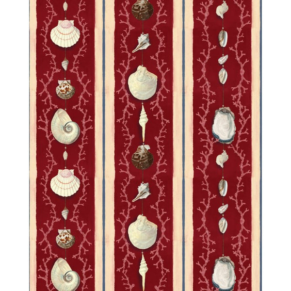 Coquillage Samba - Red Wallcovering | Mind the Gap