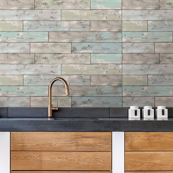 Seaside Wood Wall Art Kit | Jeffrey Stevens Wallcovering