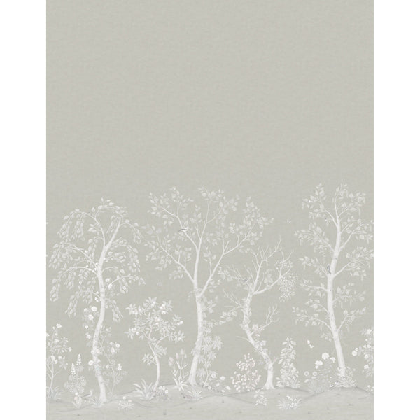 Seasonal Woods Silk Platinum | Cole & Son
