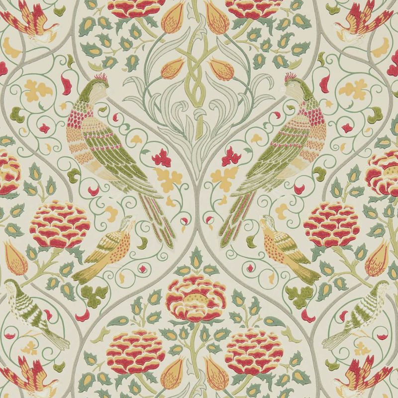 Seasons By May Wallpaper Linen  | William Morris