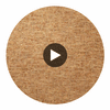 Sesame Contemporary Embossed Durable | Hollywood Wallcoverings Circular Swatch | Hollywood Wallcoverings