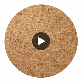 Sesame Contemporary Embossed Durable | Hollywood Wallcoverings Circular Swatch | Hollywood Wallcoverings