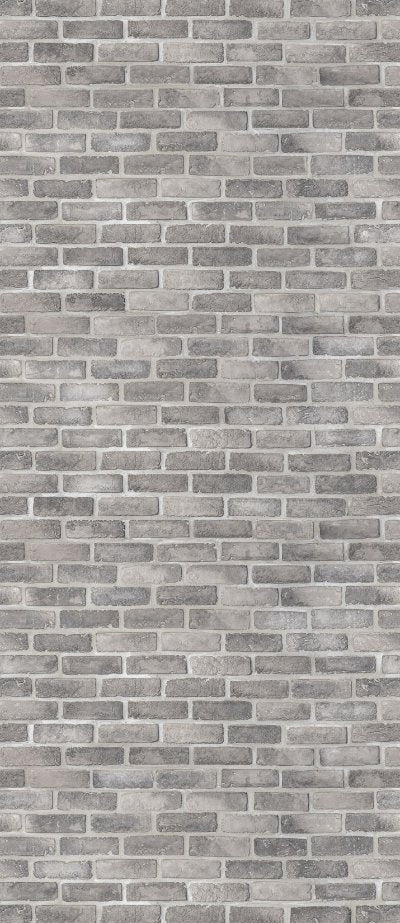 Shadowed Brick - Light Gray Commercial Wallcovering | Koroseal