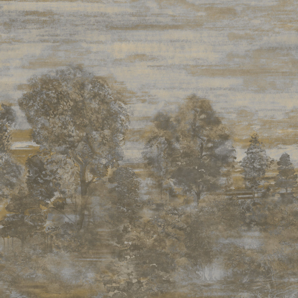SHAKESPEARE MURAL - 6 PANEL SET - Grey | Thibaut - Image 1