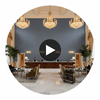 Sidmouth Acoustical | Hollywood Wallcoverings Circular Swatch | Hollywood Wallcoverings