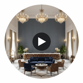 Sidmouth Acoustical | Hollywood Wallcoverings Circular Swatch | Hollywood Wallcoverings