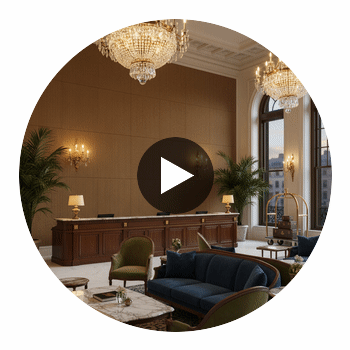 Sidmouth Acoustical | Hollywood Wallcoverings Circular Swatch | Hollywood Wallcoverings
