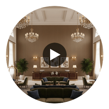 Sidmouth Acoustical | Hollywood Wallcoverings Circular Swatch | Hollywood Wallcoverings