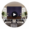 Sidmouth Acoustical | Hollywood Wallcoverings Circular Swatch | Hollywood Wallcoverings
