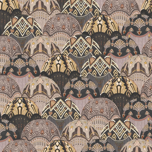 Silk Shades Cerise - Light Gray Wallcovering | Brand McKenzie