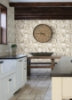 Silver Metal Sheet Peel and Stick Wallcovering | Jeffrey Stevens - Image 2